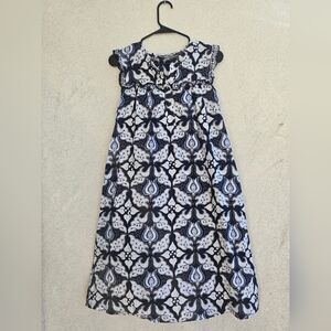 Vintage Elegant Black and White Midi Dress